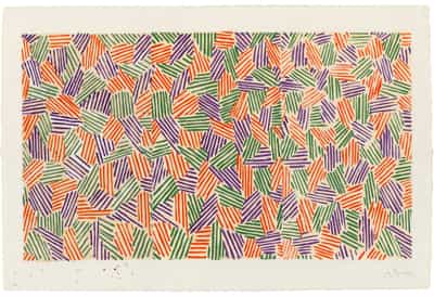 Jasper Johns, Scent, 1975-76