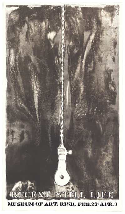 Jasper Johns, Recent Still Life (RISD Poster), 1966
