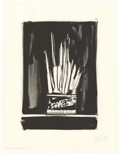 Jasper Johns, Savarin 2 (Wash and Line), 1978
