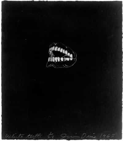 Jim Dine, White Teeth, 1963