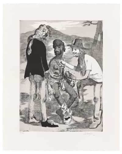 Salman Toor, The Barter, 2025