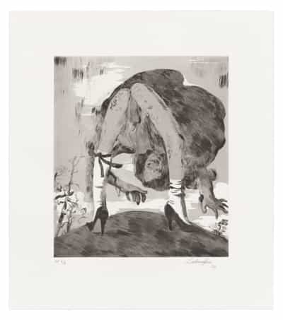 Salman Toor, Hilltop Gurl, 2025