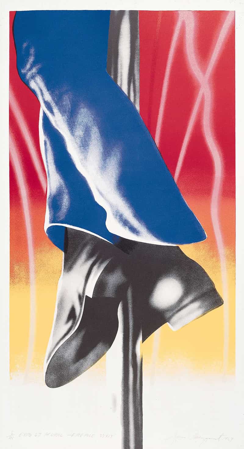 Expo 67 Mural Firepole 33 X 17 1965 66 James Rosenquist Universal   JamesRosenquist 1967 Expo67MuralFirepole33x17%402x 